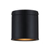 Designers Fountain - D353C-FM-MB - One Light Flush Mount - Fleur Oasis - Matte Black