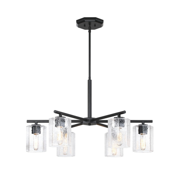 Designers Fountain - D309M-6CH-MB - Six Light Chandelier - Haven - Matte Black