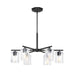 Designers Fountain - D309M-6CH-MB - Six Light Chandelier - Haven - Matte Black