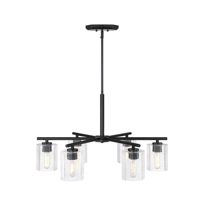 Designers Fountain - D309M-6CH-MB - Six Light Chandelier - Haven - Matte Black
