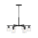 Designers Fountain - D309M-6CH-MB - Six Light Chandelier - Haven - Matte Black