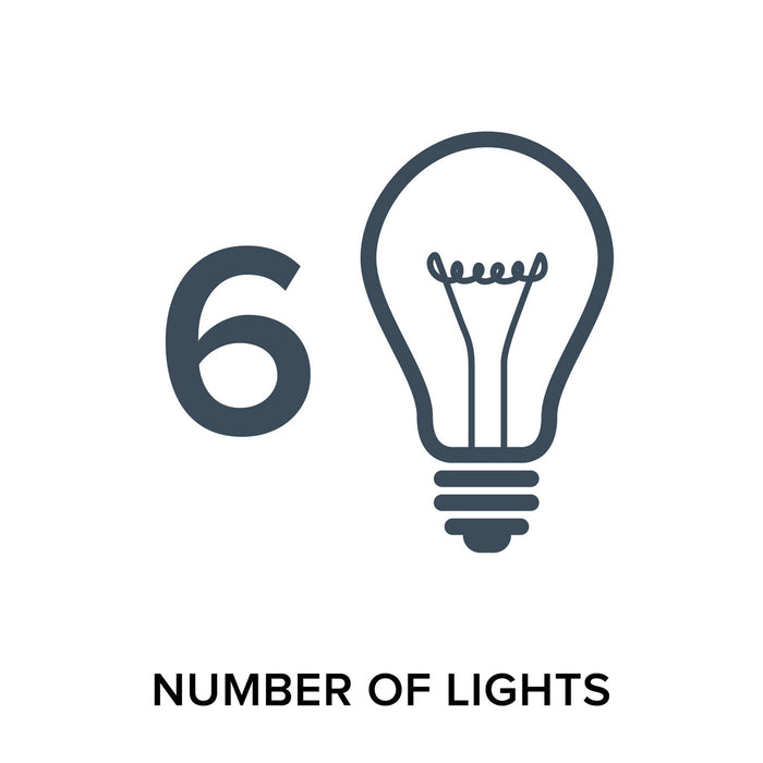 Designers Fountain - D309M-6CH-MB - Six Light Chandelier - Haven - Matte Black