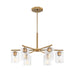 Designers Fountain - D309M-6CH-OSB - Six Light Chandelier - Haven - Old Satin Brass