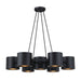 Designers Fountain - D353C-7CH-MB - Seven Light Chandelier - Fleur Oasis - Matte Black