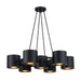 Designers Fountain - D353C-7CH-MB - Seven Light Chandelier - Fleur Oasis - Matte Black