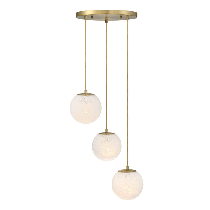 Designers Fountain - D342M-3CHA-BG - Three Light Chandelier - Pixie - Burshed Gold