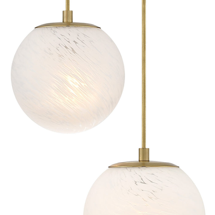 Designers Fountain - D342M-3CHA-BG - Three Light Chandelier - Pixie - Burshed Gold