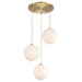 Designers Fountain - D342M-3CHB-BG - Three Light Chandelier - Pixie - Brushed Gold