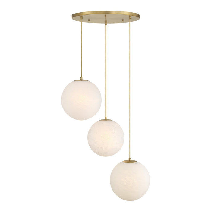 Designers Fountain - D342M-3CHB-BG - Three Light Chandelier - Pixie - Brushed Gold