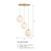 Designers Fountain - D342M-3CHB-BG - Three Light Chandelier - Pixie - Brushed Gold
