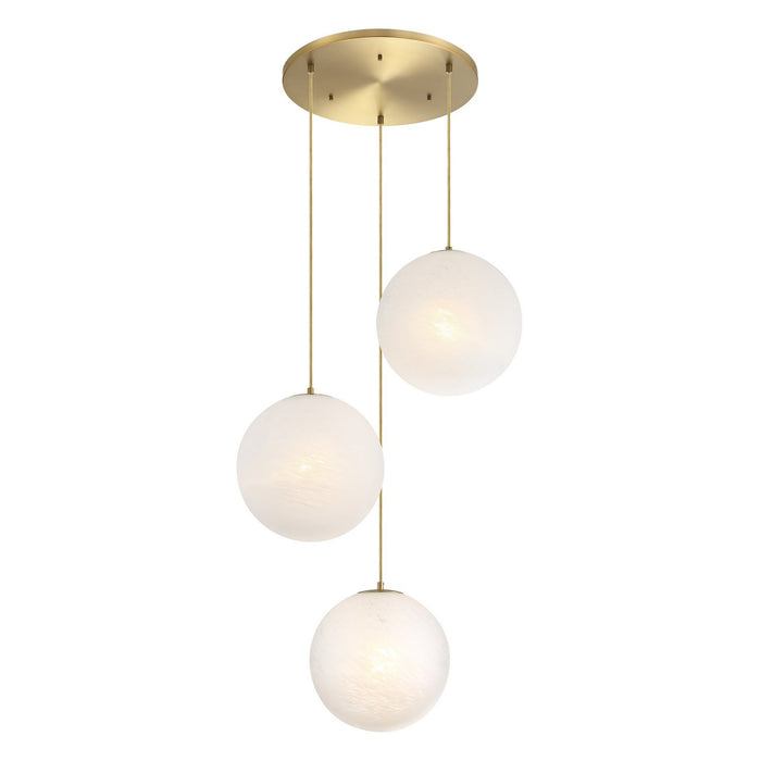 Designers Fountain - D342M-3CHC-BG - Three Light Chandelier - Pixie - Brushed Gold