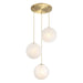 Designers Fountain - D342M-3CHC-BG - Three Light Chandelier - Pixie - Brushed Gold