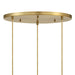 Designers Fountain - D342M-3CHC-BG - Three Light Chandelier - Pixie - Brushed Gold