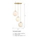 Designers Fountain - D342M-3CHC-BG - Three Light Chandelier - Pixie - Brushed Gold
