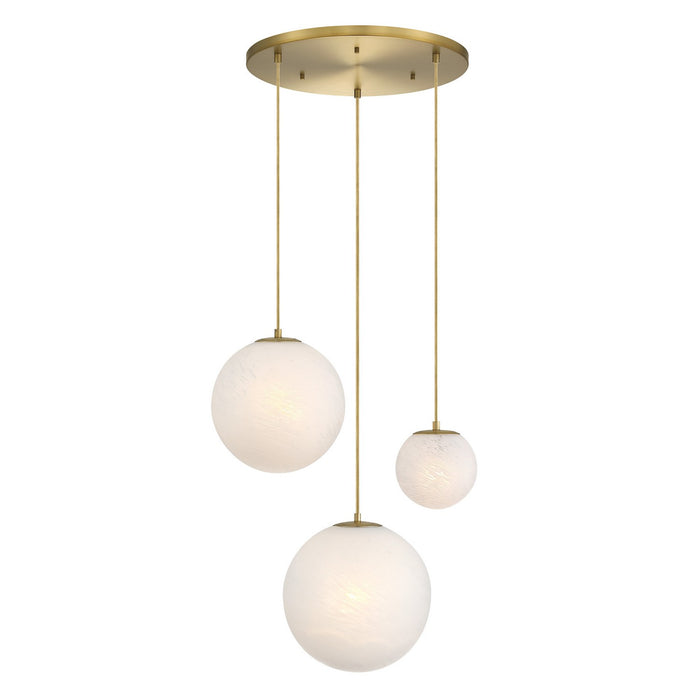 Designers Fountain - D342M-3CHD-BG - Three Light Chandelier - Pixie - Brushed Gold