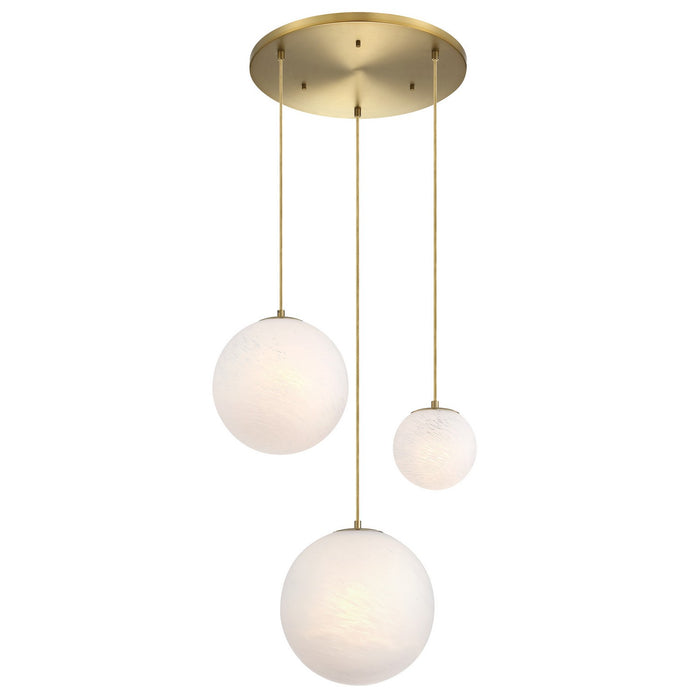 Designers Fountain - D342M-3CHD-BG - Three Light Chandelier - Pixie - Brushed Gold