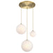 Designers Fountain - D342M-3CHD-BG - Three Light Chandelier - Pixie - Brushed Gold