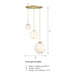 Designers Fountain - D342M-3CHD-BG - Three Light Chandelier - Pixie - Brushed Gold