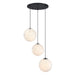 Designers Fountain - D282M-3CHB-MB - Three Light Chandelier - Circo - Matte Black