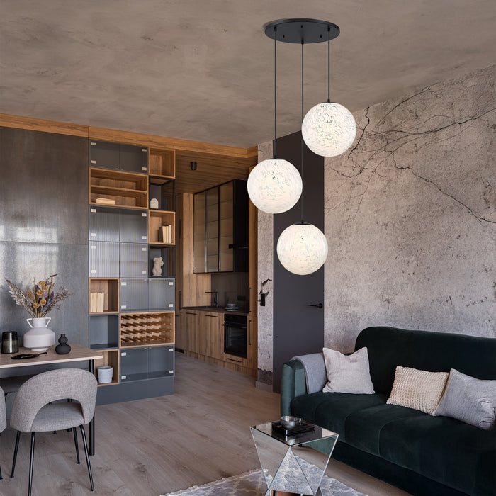 Designers Fountain - D282M-3CHC-MB - Three Light Chandelier - Circo - Matte Black