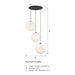 Designers Fountain - D282M-3CHC-MB - Three Light Chandelier - Circo - Matte Black