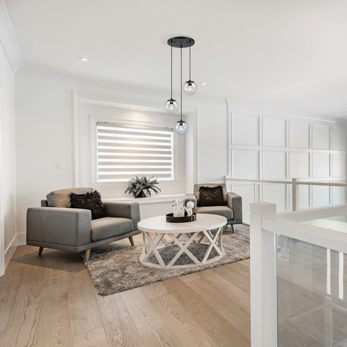 Designers Fountain - D354M-3CHA-MB - Three Light Chandelier - Neva - Matte Black