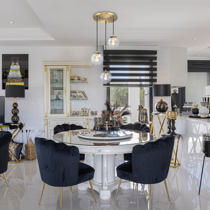 Designers Fountain - D354M-3CHA-BG - Three Light Chandelier - Neva - Brushed Gold