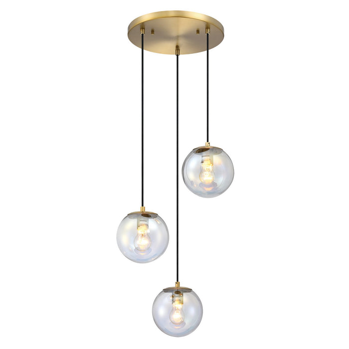 Designers Fountain - D354M-3CHA-BG - Three Light Chandelier - Neva - Brushed Gold