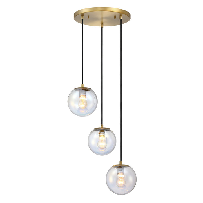 Designers Fountain - D354M-3CHA-BG - Three Light Chandelier - Neva - Brushed Gold