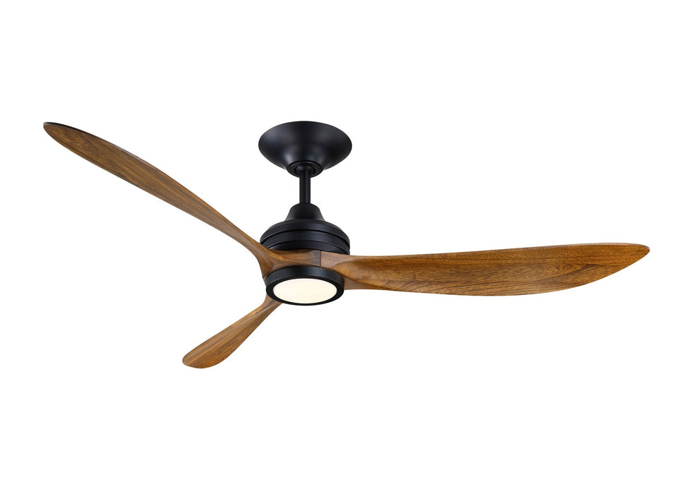 Fanimation - FPD6725BLK - 60 Inches Ceiling Fan - Aviara - Black