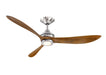 Fanimation - FPD6725BNK - 60 Inches Ceiling Fan - Aviara - Brushed Nickel