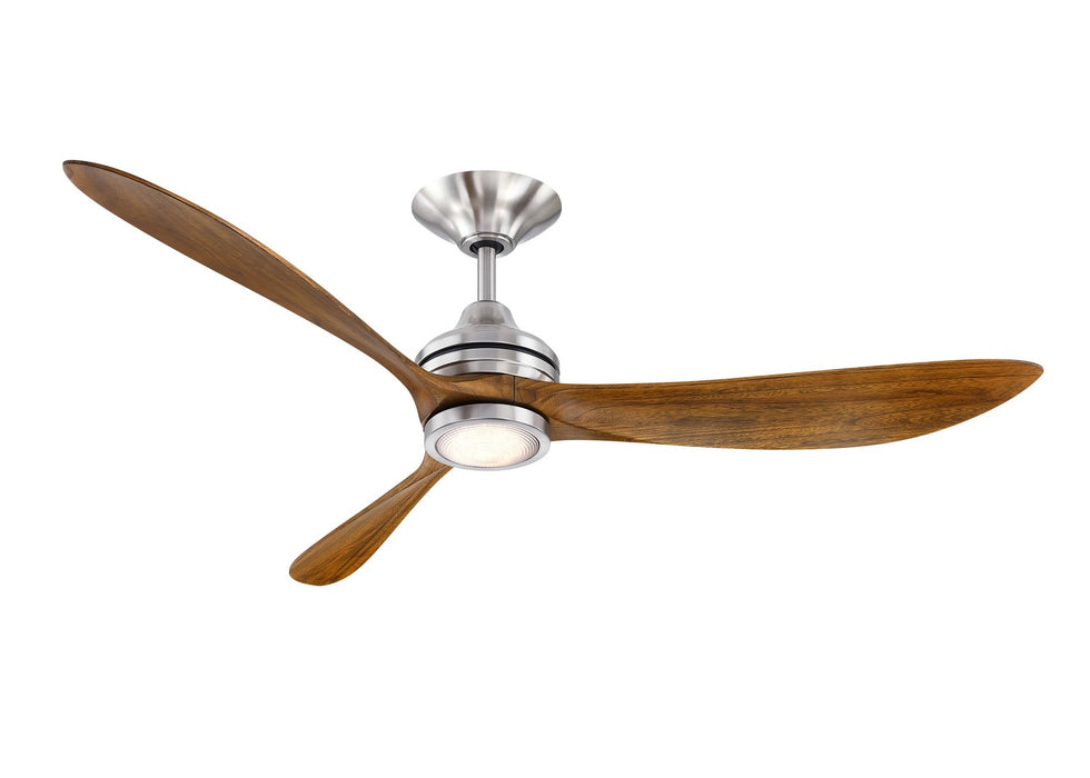 Fanimation - FPD6725BNK - 60 Inches Ceiling Fan - Aviara - Brushed Nickel