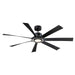 Fanimation - FPD7060BLBN - 60 Inches Ceiling Fan - Lenzi - Black w/Brushed Nickel
