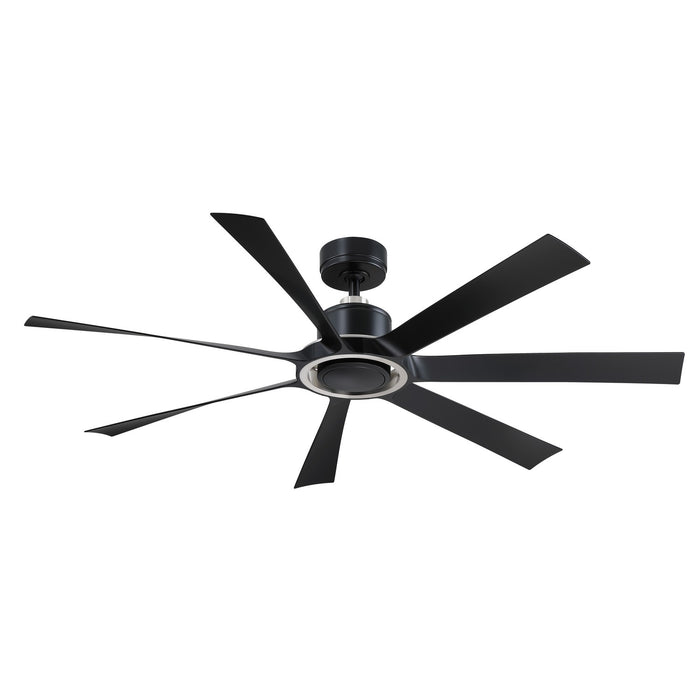 Fanimation - FPD7060BLBN - 60 Inches Ceiling Fan - Lenzi - Black w/Brushed Nickel