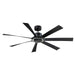 Fanimation - FPD7060BLBN - 60 Inches Ceiling Fan - Lenzi - Black w/Brushed Nickel