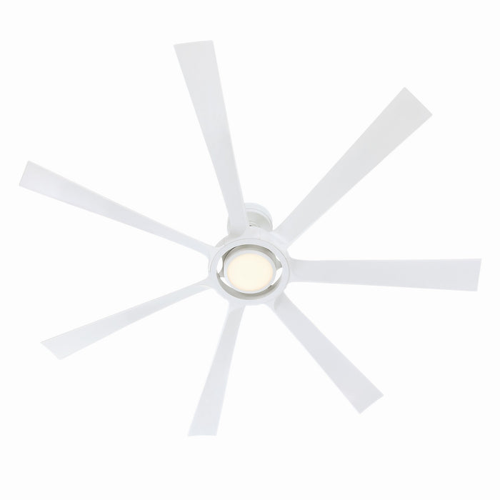 Fanimation - FPD7060MW - 60 Inches Ceiling Fan - Lenzi - Matte White