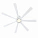 Fanimation - FPD7060MW - 60 Inches Ceiling Fan - Lenzi - Matte White