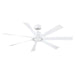 Fanimation - FPD7060MW - 60 Inches Ceiling Fan - Lenzi - Matte White