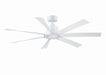 Fanimation - FPD7060MW - 60 Inches Ceiling Fan - Lenzi - Matte White