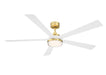 Fanimation - FPD8564BS - 64 Inches Ceiling Fan - TorchAire 64 - Brushed Satin Brass