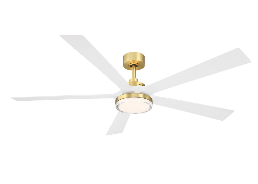 Fanimation - FPD8564BS - 64 Inches Ceiling Fan - TorchAire 64 - Brushed Satin Brass