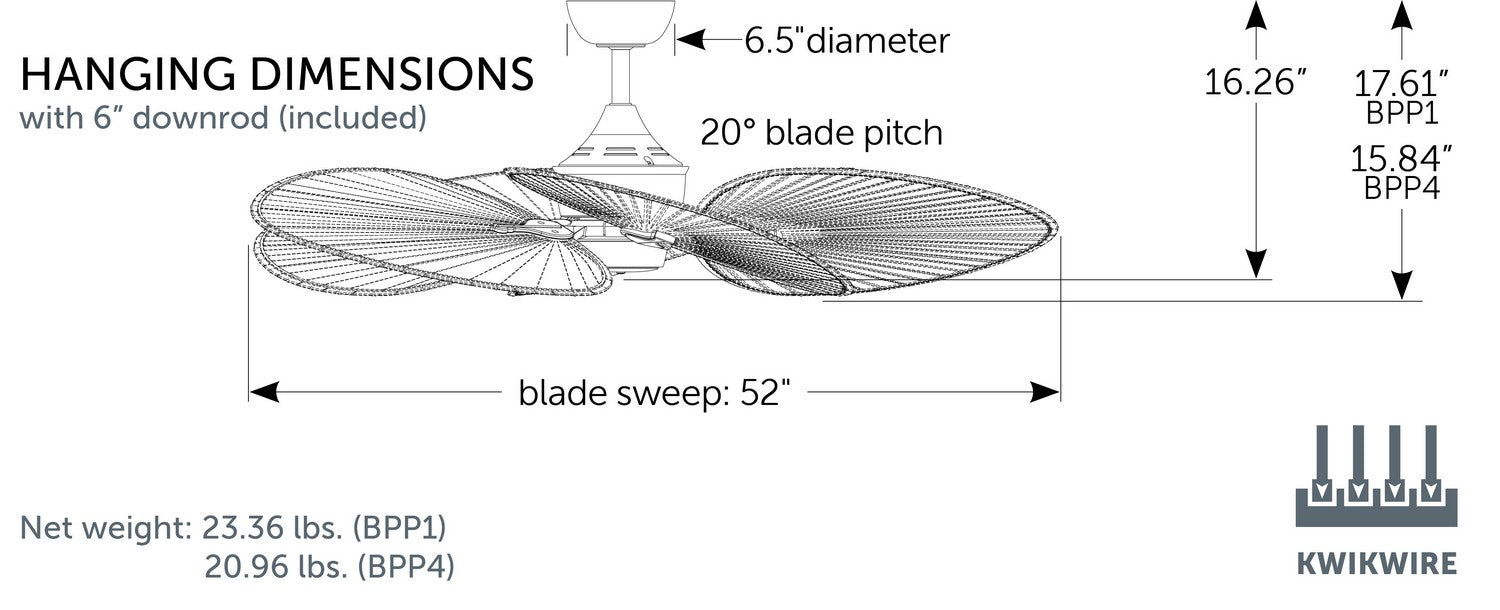 Fanimation - MAD3250BS - DC Motor - Islander DC - Brushed Satin Brass