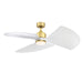 Fanimation - MAD8514BS - Custom Motor - TriAire Custom - Brushed Satin Brass