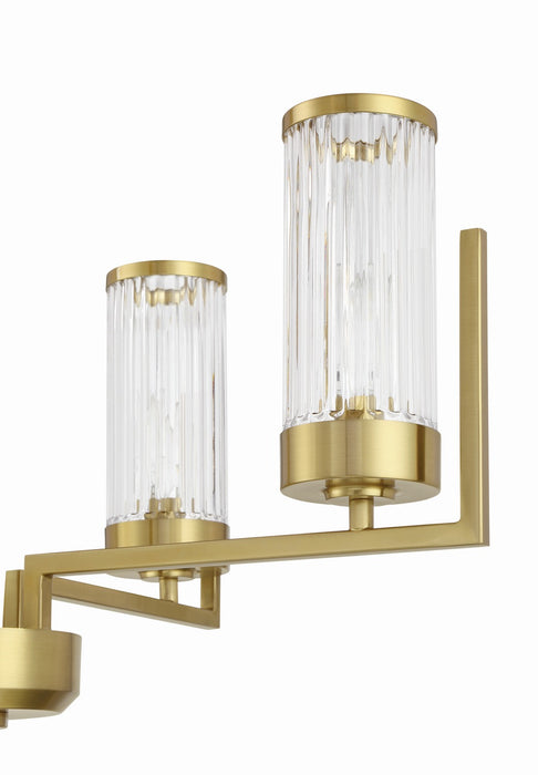 Craftmade - 60124-SB - Four Light Chandelier - Whittley - Satin Brass