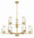 Craftmade - 60129-SB - Nine Light Chandelier - Whittley - Satin Brass