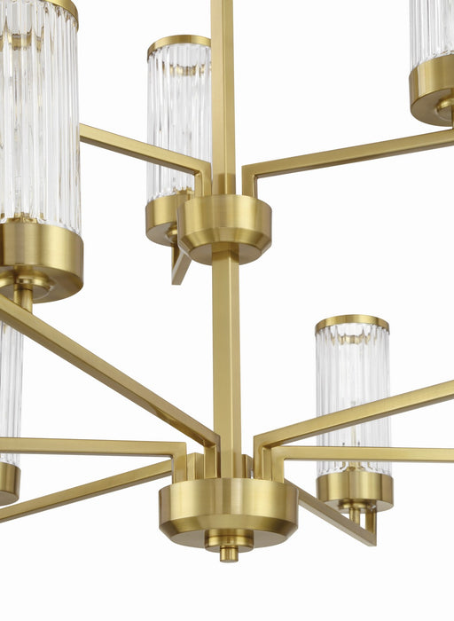 Craftmade - 60129-SB - Nine Light Chandelier - Whittley - Satin Brass