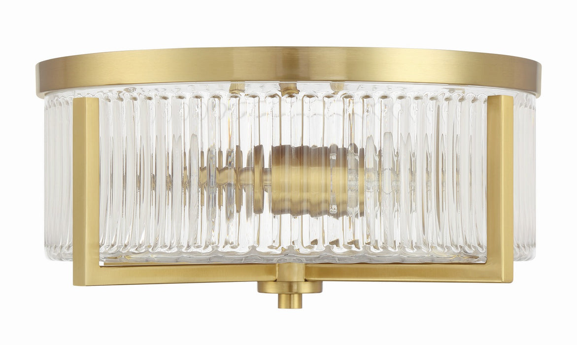 Craftmade - 60183-SB - Three Light Flushmount - Whittley - Satin Brass