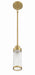 Craftmade - 60191-SB - One Light Mini Pendant - Whittley - Satin Brass