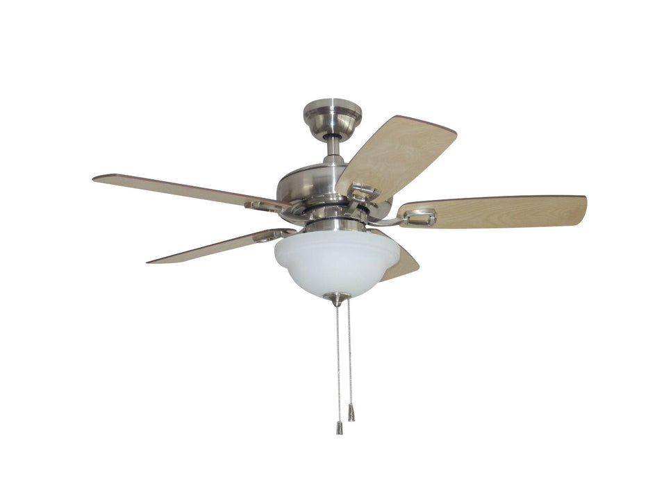Craftmade - TCE42BNK5C1-C - 42" Ceiling Fan - Twist N Click - Brushed Polished Nickel