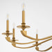 Quorum - 6240-12-47 - 12 Light Chandelier - Chantelle - Brushed Brass